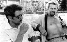 (слева направо): Анатолий Балабуев (Тбилиси), Эдуард Маципуло. 1988, Дурмень.