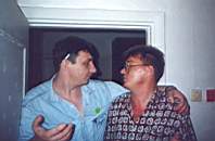 (слева направо): Вадим Кумок (Москва), Владимир Ларионов (Сосновый Бор). 29.08.97.