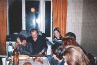 (слева направо): Андрей Синицын (Москва), Юлий Буркин (Томск), Маша (Москва)