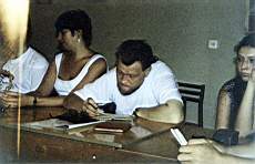 (слева направо): Василий Владимирский (С.-Петербург), Эльвира Васильева (Пермь), Андрей Самойлов (Уфа), ?