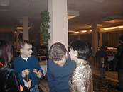 (слева направо): Марина Дяченко (Киев), ?, Андрей Синицын (Москва), Елена Лесина (С.-Петербург).