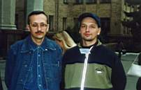 (слева направо): Владлен Дурницкий (Москва), Николай Перумов (С.-Петербург)