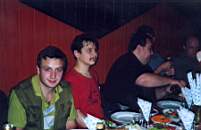 Банкет (слева направо): Антон Зимогляд (Харьков), Сергей Адаменко (Киев), Сергей Митяев (Киев), Константин Бояндин (Новосибирск)