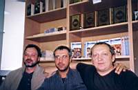 (слева направо): Андрей Плеханов (Н.-Новгород), Владимир Васильев (Москва), Юлий Буркин (Томск). 14.09.02.