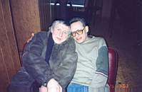 (слева направо): Андрей Саломатов (Москва) и Андрей Криволапов (Смоленск). 26.01.03.