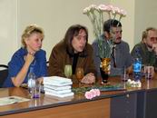 (слева направо): Ольга Елисеева (Москва), Олег Дивов (Москва), Дмитрий Байкалов (Москва), Глеб Елисеев (Москва)