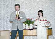 (слева направо): Сергей Слюсаренко (Киев), Громовица Бердник (Киев)