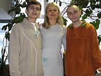 (слева направо): Дмитрий Зорич (Харбков), Яна Зорич (Харьков), Леонид Каганов (Москва)