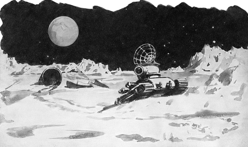 Дом на луне рисунок детский окружающий мир. Луноход 1 СССР на Луне.