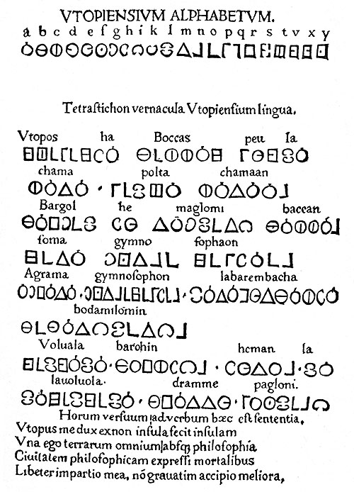 Утопийский алфавит